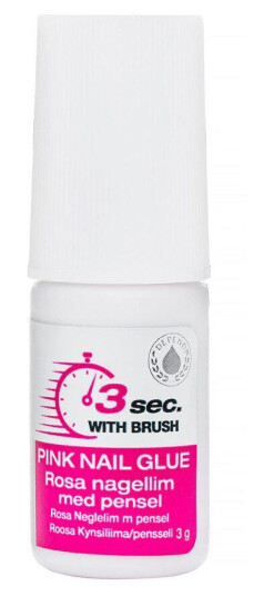 Depend Nail Glue 3 Sec. Rosa Neglelim With Brush 3g Depend Nail Glue 3 Sec. Rosa Neglelim With Brush 3g