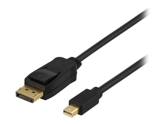 Deltaco Mini DisplayPort til DisplayPort Kabel 2 m - 3840 x 2160p Deltaco Mini DisplayPort til DisplayPort Kabel 2 m - 3840 x 2160p