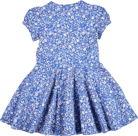 Müsli Kjole Primrose Puff Asurblå Blue/Nektar/Tofu Müsli 5 år 110 Kjole