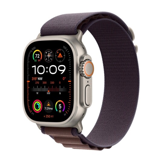 Apple Watch Ultra 2 49mm GPS+CEL Titanium M (Indigo/Alpine Loop)