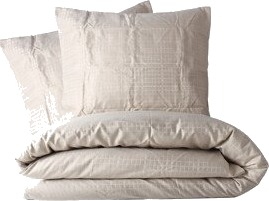 Aumi Collection Jacquard Dynetrekksett 230 x 220 cm Beige