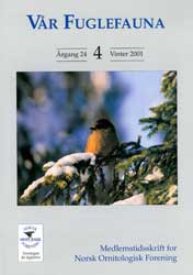 Norsk Ornitologisk Forening Vår Fuglefauna   2001 4 årgang 24