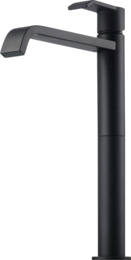 Servantbatteri Tapwell Vicco VIC081 Matt sort, Vannforbindelse: Ø10 mm