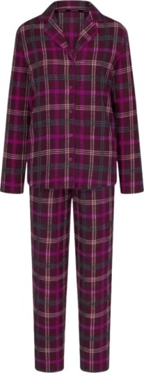 Triumph Boyfriend Pyjamas Sett Rød Mørk Kombinasjon 40 Triumph Boyfriend Pyjamas Sett Rød Mørk Kombinasjon 40