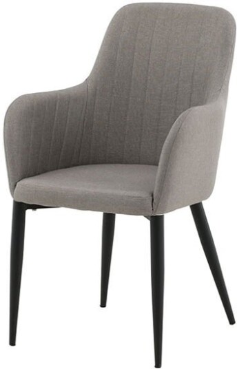 Comfort spisestuestoler med armlener grå. Comfort spisestuestoler med armlener grå.