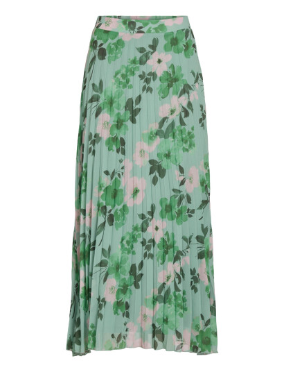 Vila Vivilda Hw Ankle Skirt/Dc/Ka - Green - 34