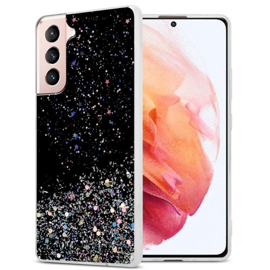 Cadorabo Deksel Til Samsung Galaxy S21 5g Med Glitrende Glitter