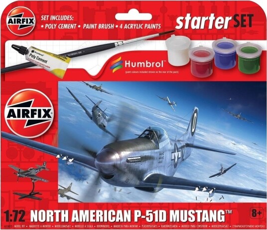 Airfix 1:72 North American P-51D Mustang Airfix 1:72 North American P-51D Mustang