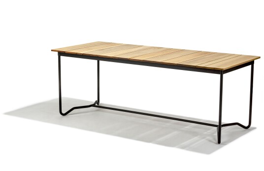 Skargaarden Grinda spisebord Teak/svart 200 x 85 cm Skargaarden Grinda spisebord Teak/svart 200 x 85 cm