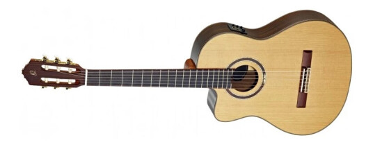 Ortega Guitars Ortega Rce159mn-L Klassisk Gitar 4/4 Med Mik, Medium Neck, Left Ortega Guitars Ortega Rce159mn-L Klassisk Gitar 4/4 Med Mik, Medium Neck, Left