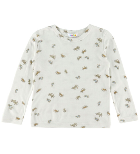 Joha Genser Ull/Silke Off White m. Krabber 110 Genser Hvit Joha Genser Ull/Silke Off White m. Krabber 110 Genser Hvit