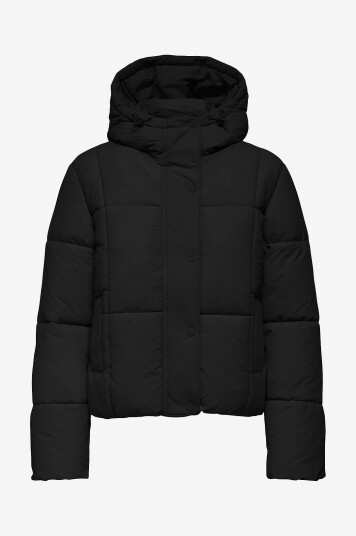 JDY   Jakke jdyWonder Short Hood Puffer Otw Sij   Svart
