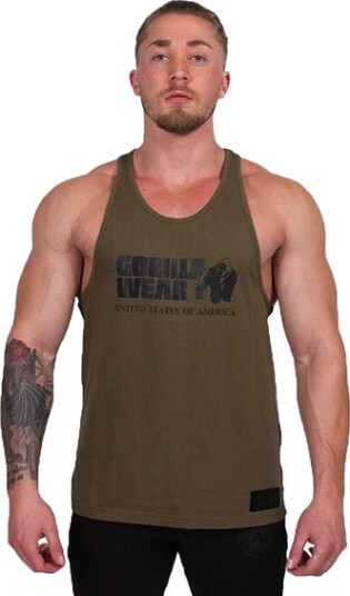 Madera Tank Top Army Green GW 4XL
