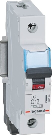 Legrand Tx3, Miniatyr-Automatsikring, Type C, Ip20, 240 - 415 V Legrand Tx3, Miniatyr-Automatsikring, Type C, Ip20, 240 - 415 V