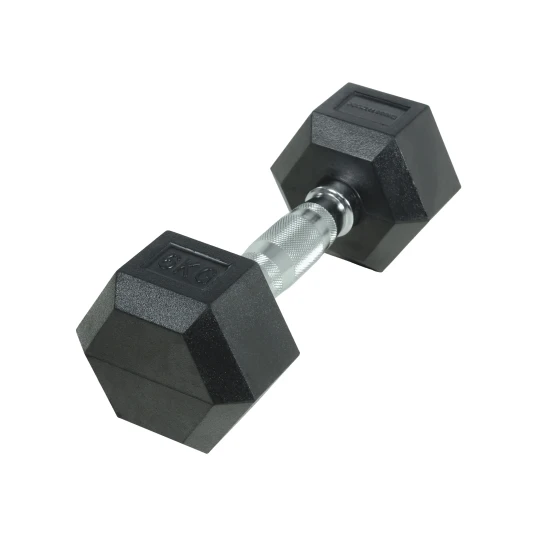 Crossmaxx Hexagon Manual 6 kg   Laget av støpejern belagt med gummi   Riflet håndtak for godt grep   For crossfit og styrketrening