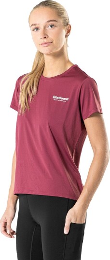 liiteGuard Ground Tech Løpe T skjorte Dame Bordeaux M