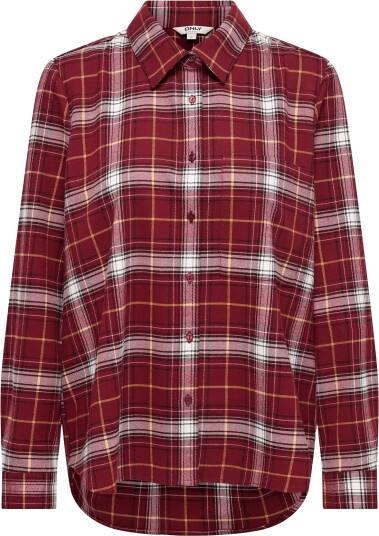 ONLY | Onlwren Check Shirt Wvn | XS