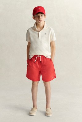 Gant Kids Shield Swimshort   Red   140