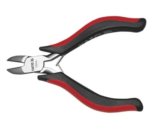 Yato Diagonal Tang 115 mm - Sort/Rød Håndverktøy