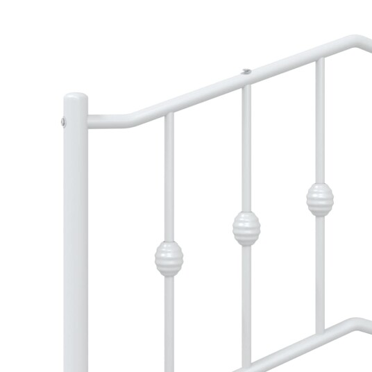  Sengegavl i metall hvit 75 cm 8721012211735