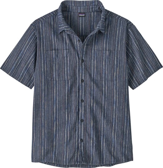 Patagonia Men"s Back Step Shirt Rapids: New Navy S Patagonia Men"s Back Step Shirt Rapids: New Navy S