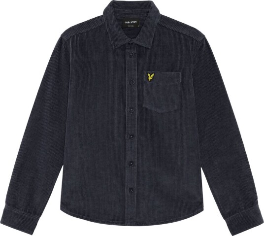 Lyle & Scott Skjorte Fløyel Dark Navy Lyle & Scott 14 15 år (164 170) Skjorte Marineblå