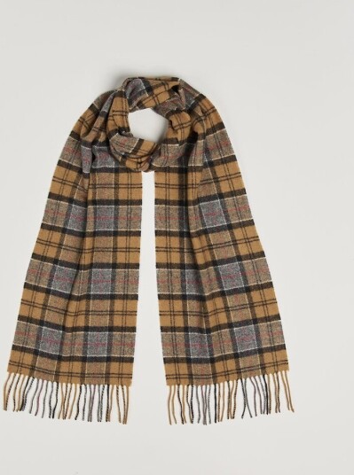 Barbour Lifestyle Tartan Lambswool Scarf Dark Dress