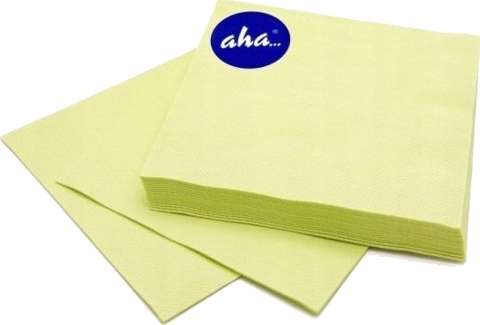 Aha Servietter Aha 3 Lags 1/4 Fold 33X33 Cm 20 Stk. Pastell Lime