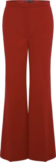 Mango High Waist Suits Trousers Red 34