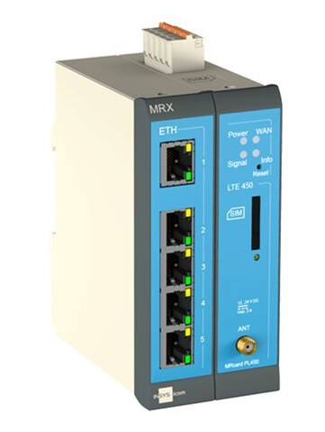 Insys Icom Mrx Mrx2 Lte - Ruter - Wwan - 5-Port Svitsj - 4G, 2G - Din-Skinnemonterbar Insys Icom Mrx Mrx2 Lte - Ruter - Wwan - 5-Port Svitsj - 4G, 2G - Din-Skinnemonterbar