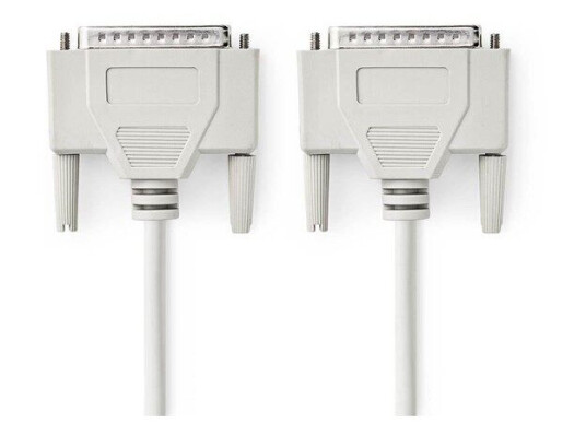 Nedis D-SUB 25-Pin 2m Seriell Kabel Elfenben D-SUB Hann Nedis D-SUB 25-Pin 2m Seriell Kabel Elfenben D-SUB Hann