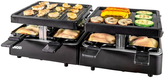 Unold 48755 raclette grill 8 personer 1300 W Sort
