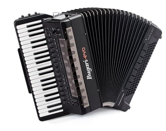 Bugari Evo Haria P41 Silk Black pianosystem Sort silke blank Med original bag