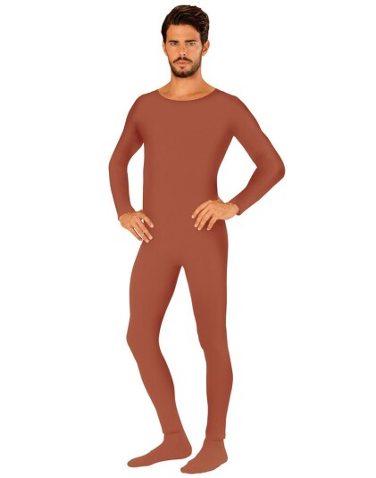 Brun Bodysuit med Lange Ermer Strl M/L