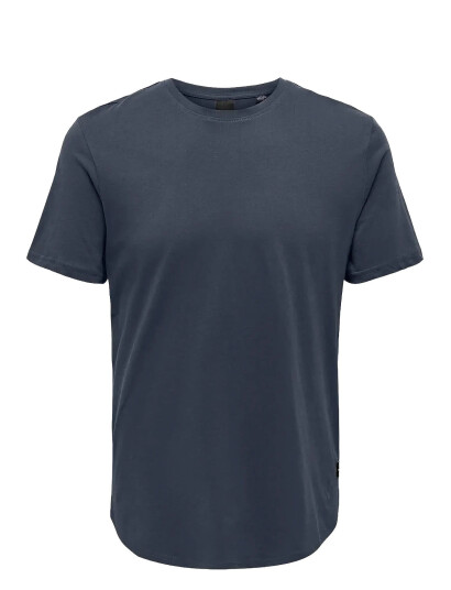 ONLY & SONS Onsmatt Life Longy Ss Tee - Navy - XS