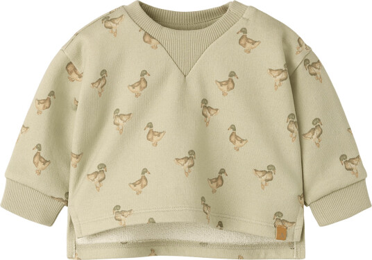 Lil"Atelier Nbmjobo Ain Ls Loose Sweat Lil Khaki green 86