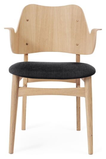 Warm Nordic GESTURE Spisestol, Hvitoljet eik, Antracit Unoliving