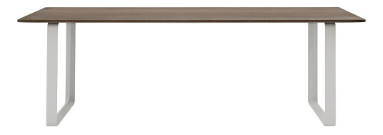 Muuto 70/70 spisebord 225 x 90 cm Solid smoked oak-Grey