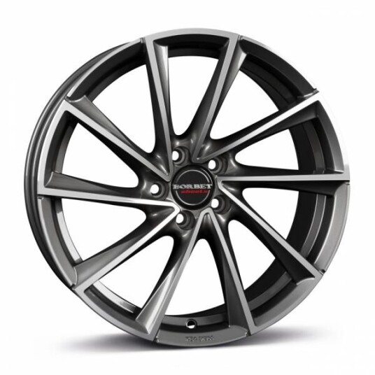 Borbet Vtx Graphite Polished 8x18 5x115 ET38 B70.3
