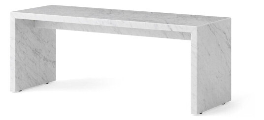 Audo Copenhagen Plinth Bridge avlastningsbord Carrara
