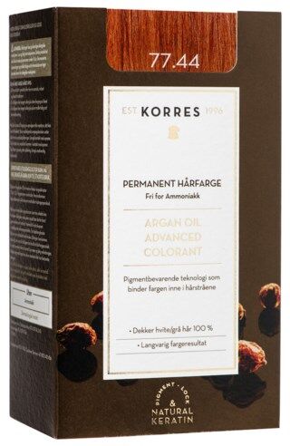Korres Argan Oil Advanced Colorant 77.44 Intense Copper Blonde