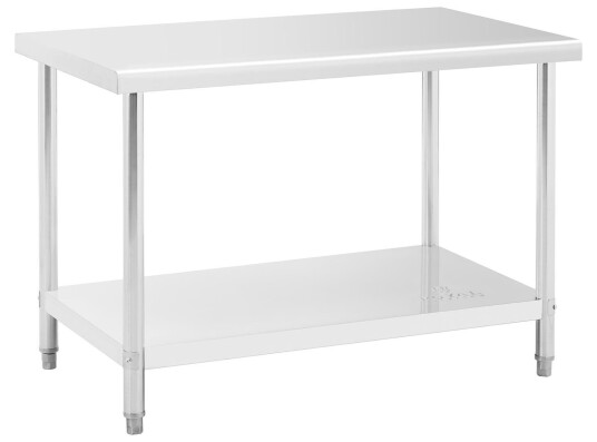 Royal Catering Arbeidsbenk i rustfritt stål - 120 x 70 cm - 115 kg 10011094