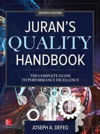 Defeo Joseph Juran's Quality Handbook: The Complete Guide to Performance Excellence Seventh Edition