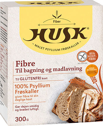 HUSK Fiber Husk Glutenfri Baketilskudd 300g