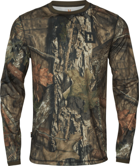 Härkila Men's Moose Hunter 2 . 0 Long Sleeve T-Shirt M , MossyOak®Break-Up Country®