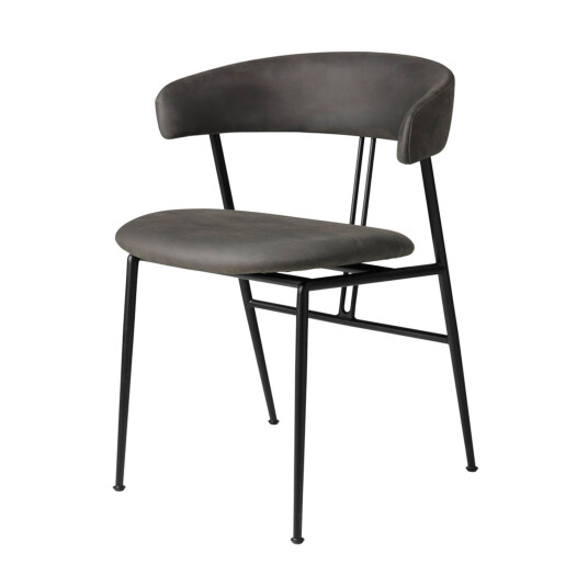 Gubi Violin Dining Chair Fully Upholstered Sorensen Dunes 21007