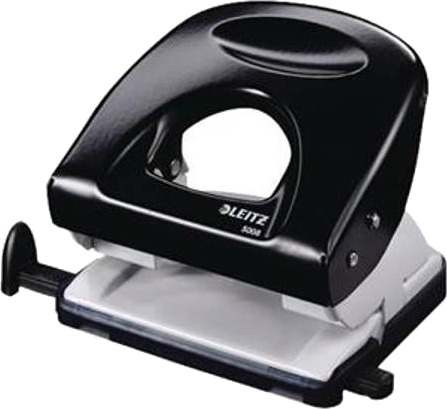 Leitz Hullmaskin 5008 - 2-Hull-30 Ark - Med Papirmåler Leitz Hullmaskin 5008 - 2-Hull-30 Ark - Med Papirmåler