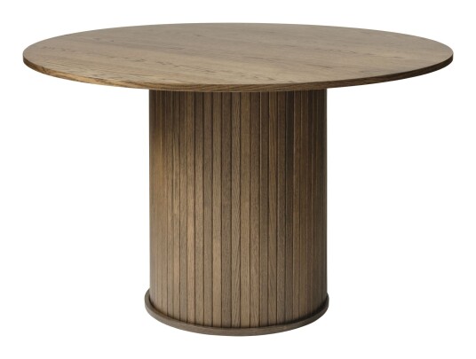 Håum Unique Furnitures Nola Spisebord, Røkt eik, Ø120 Unoliving 1690167-01-0 1717494-01-0