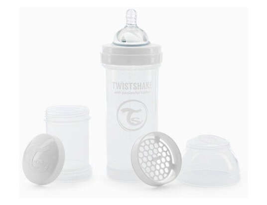 Twistshake Tåteflaske AntiColic 260ml Hvit Twistshake Tåteflaske AntiColic 260ml Hvit