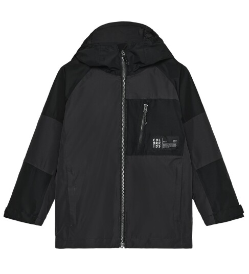 Color Kids Jr. Jacket Colorblock Black 128